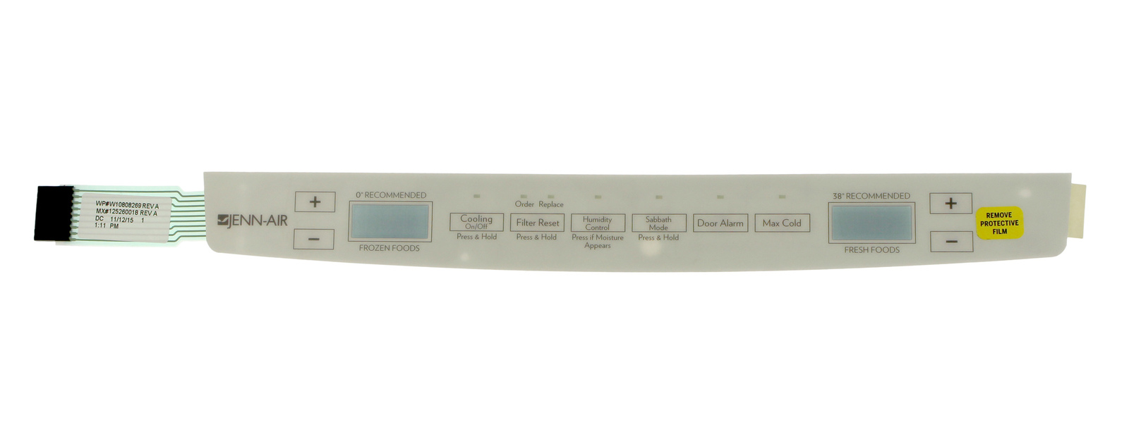 W11422122 - Genuine OEM Whirlpool Refrigerator Liner Overlay